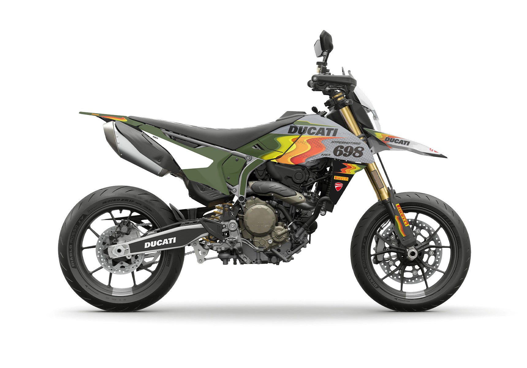 KIT DECO DUCATI HYPERMOTARD ROAD REPLICA