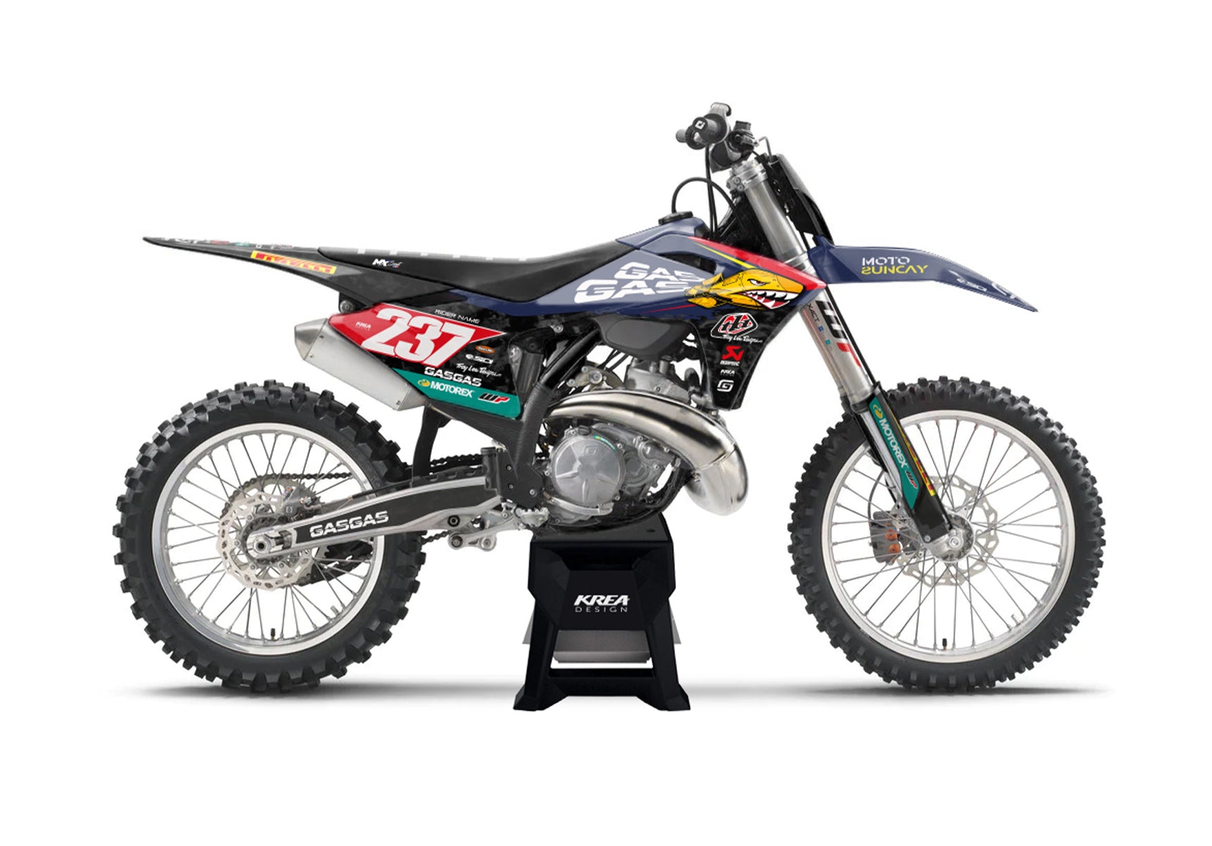 KIT DECO MOTO CROSS GASGAS ROCKET SERIE