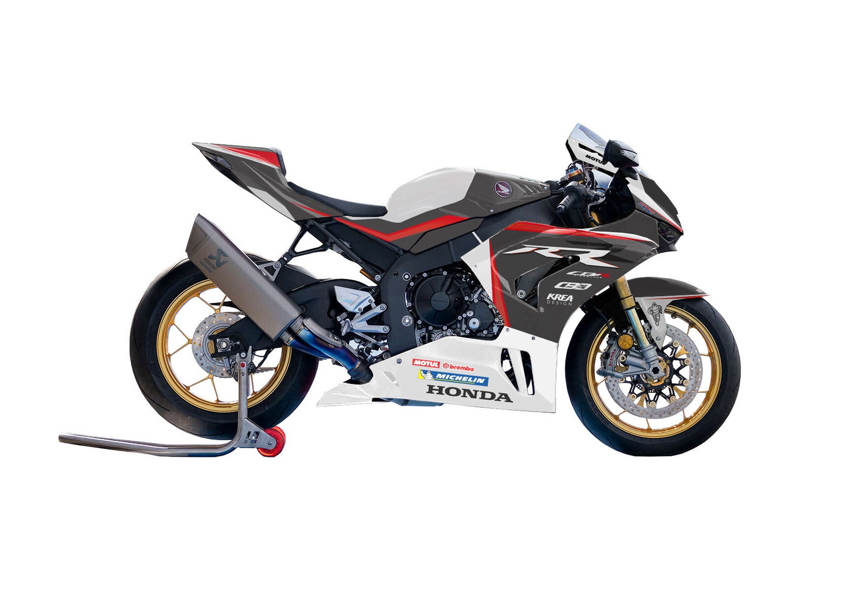 KIT DECO MOTO HONDA CBR URBAN GREY REPLICA