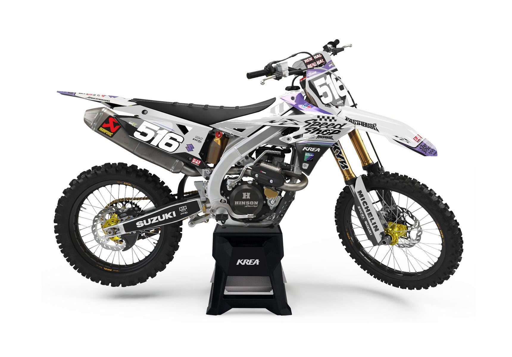 KIT DECO MOTO CROSS SUZUKI FACTORY REPLICA
