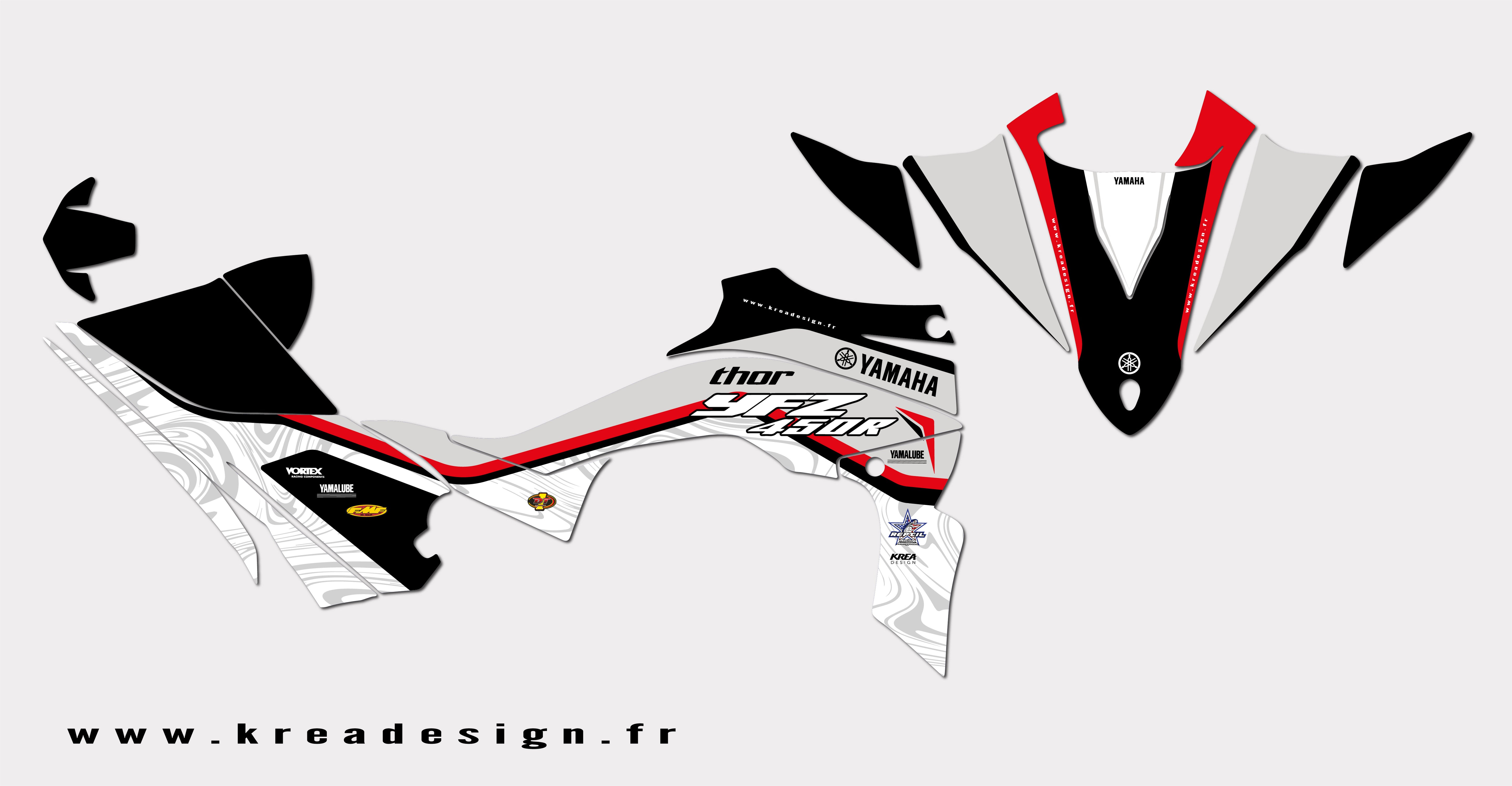 KIT DECO QUAD YAMAHA YFZ THOR REPLICA