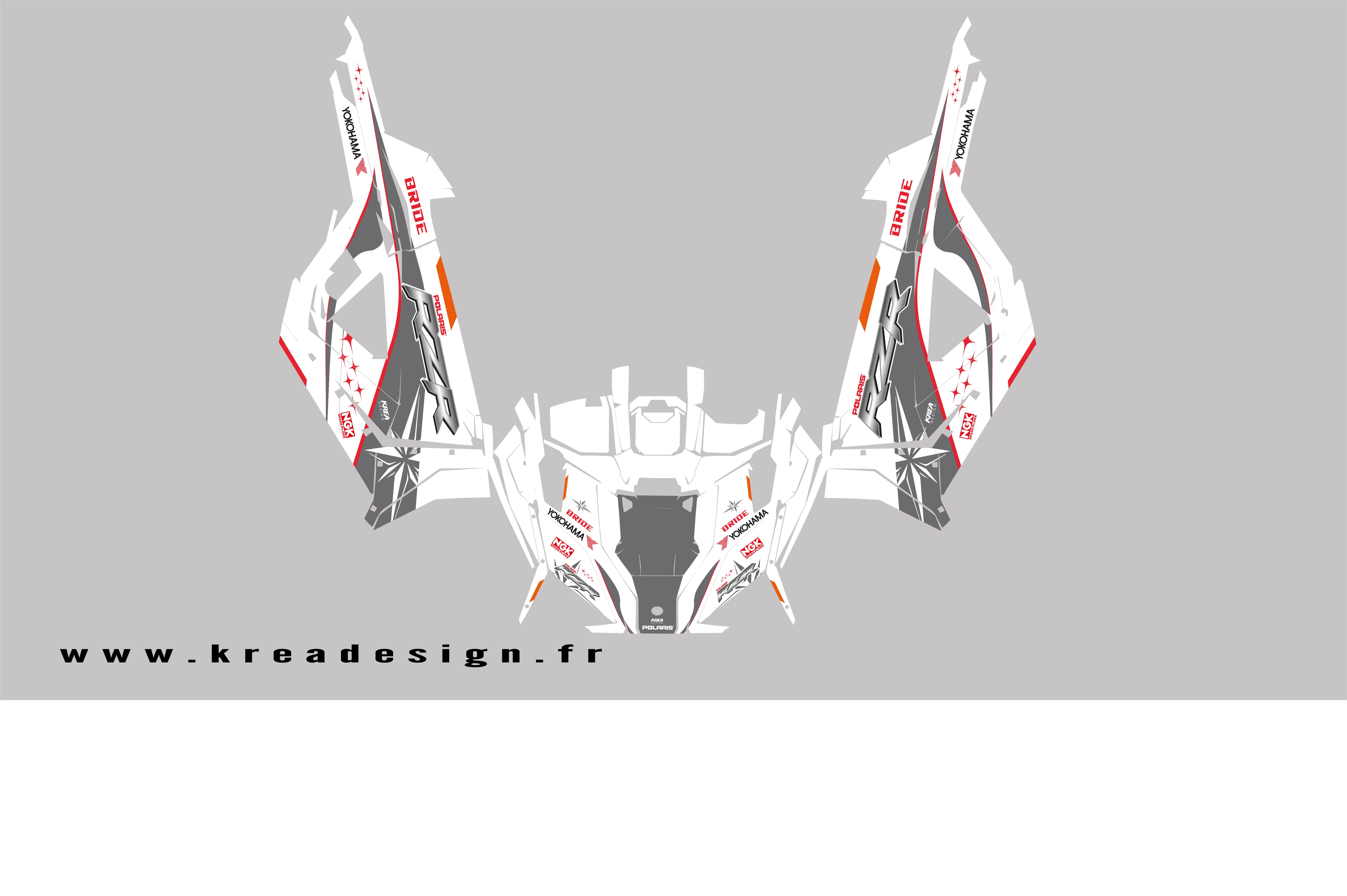 KIT DECO SSV POLARIS RZR ORIGINAL REPLICA