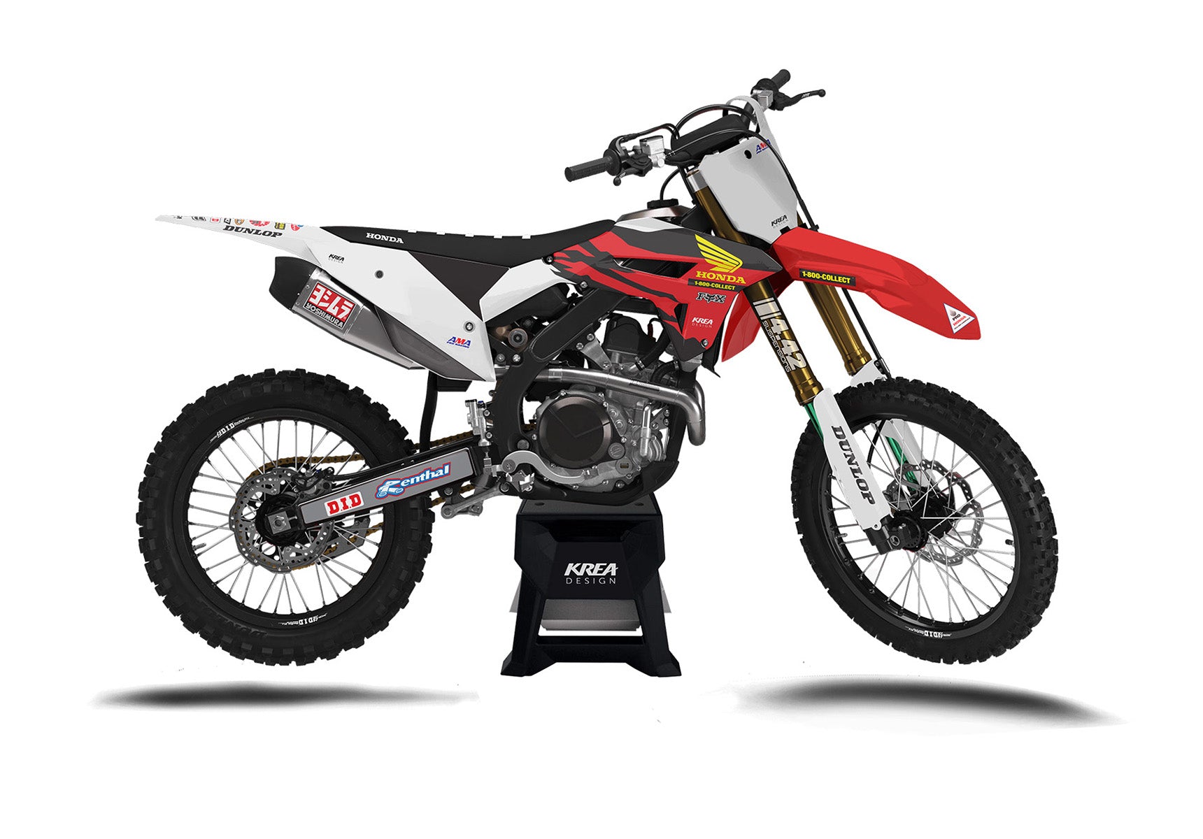 KITDECO-MOTOCROSS-HONDA-MC-GRAPH-REPLICA-50QR-110CRF-80CR-85CR-125CRF-150CRF-125CR-250CR-250CRF-450CRF