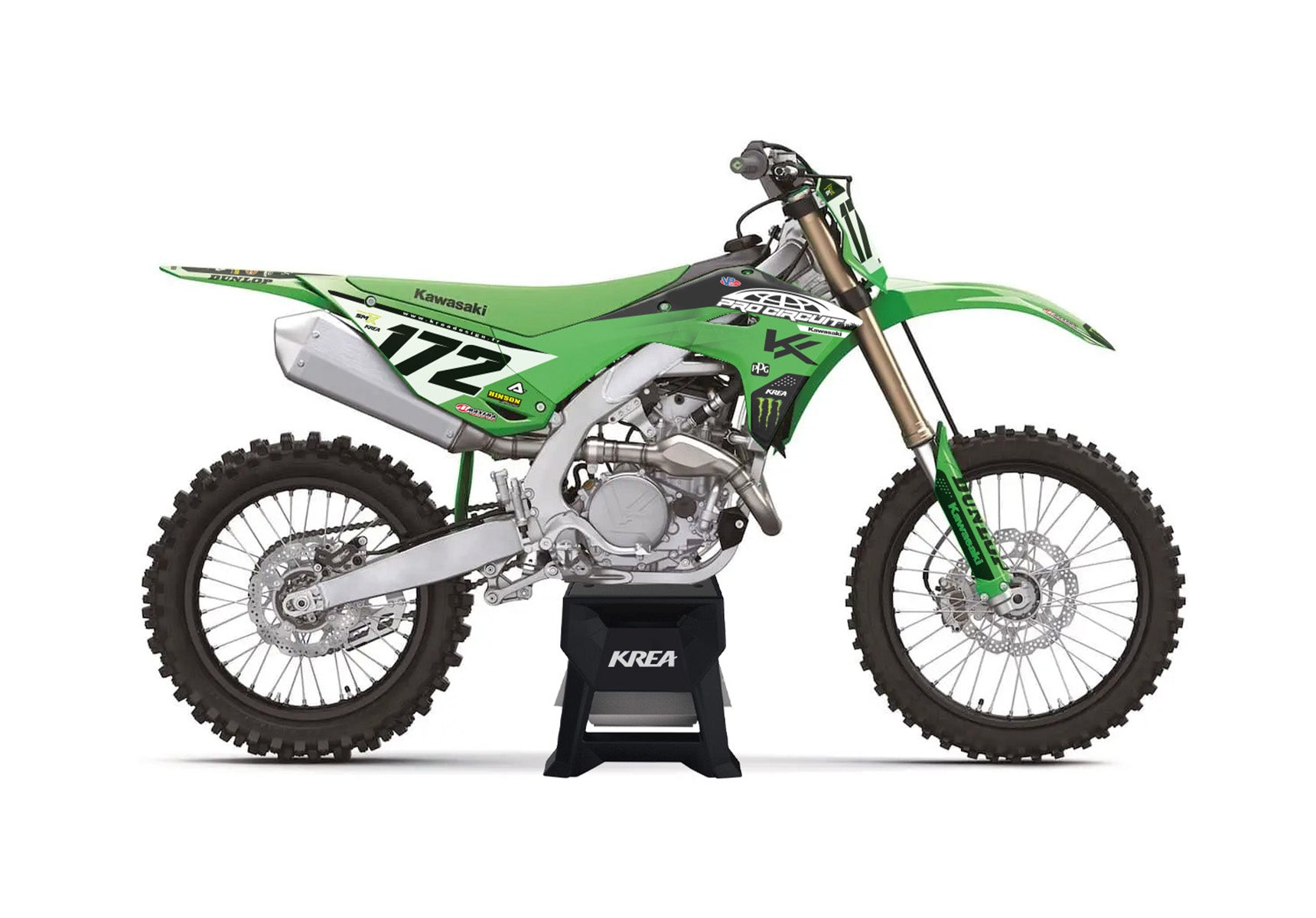 KITDECO-MOTOCROSS-KAWASAKI-RACE SERIE-65KX-110KLX-85KX-125KX-250KX-250KXF-450KXF