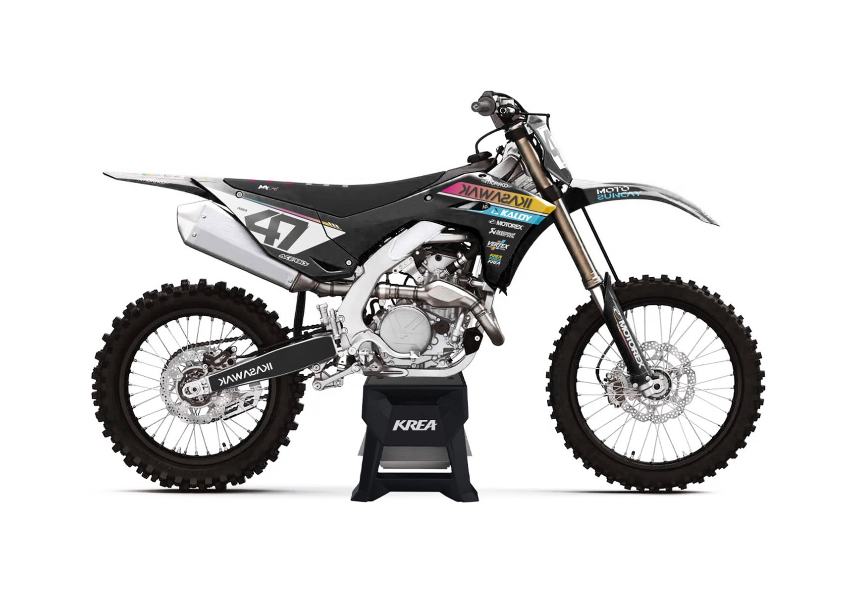 KITDECO-MOTOCROSS-KAWASAKI-TECHNO-65KX-110KLX-85KX-125KX-250KX-250KXF-450KXF