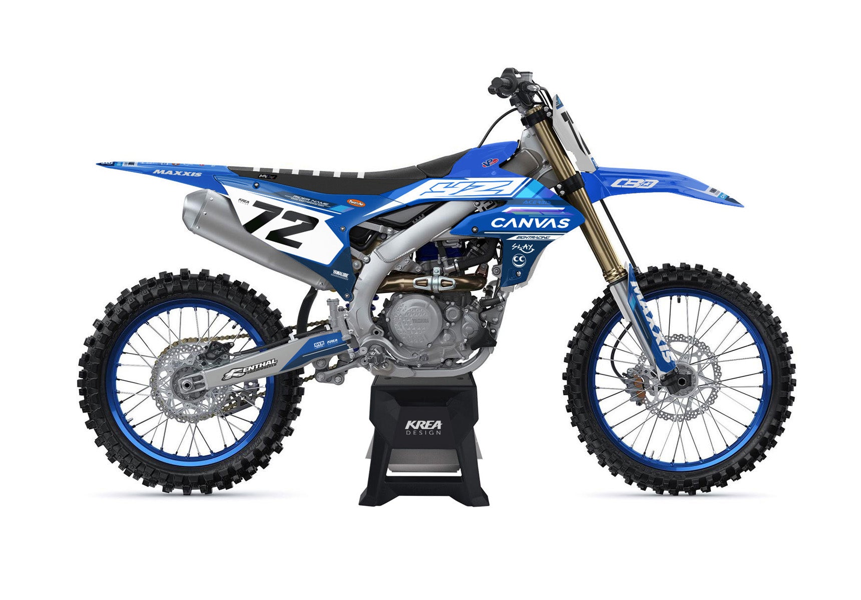 KITDECO-MOTOCROSS-YAMAHA-RACE-SERIE-REPLICA-50 PW-65YZ-85YZ-125YZ-250YZ- 250YZF-450YZF-125WRX-125WR-125YZE-250WR-250YZE-250WRF-450WRF