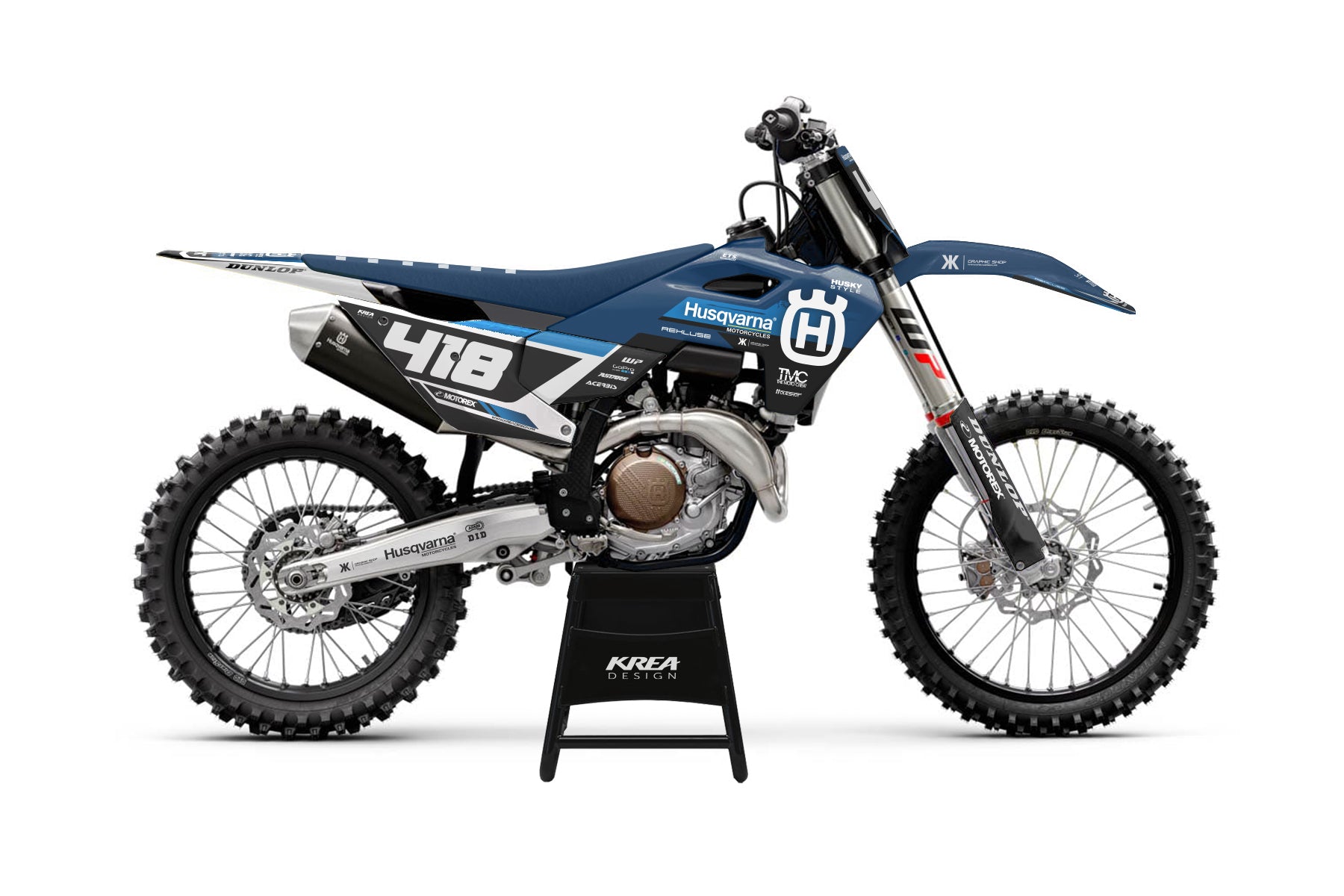 KIT DECO MOTO CROSS HUSQVARNA ICE REPLICA