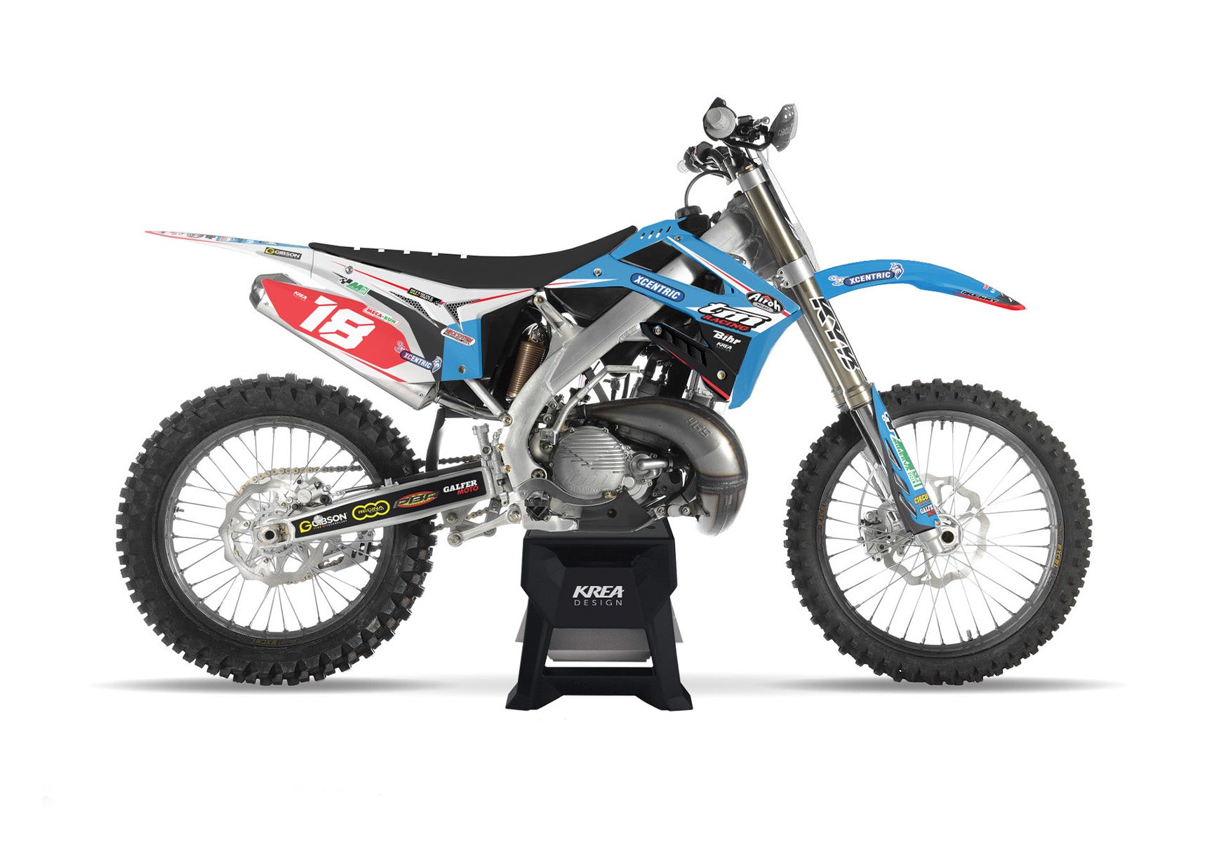 KIT DECO MOTO CROSS TM RACING XCENTRIC REPLICA