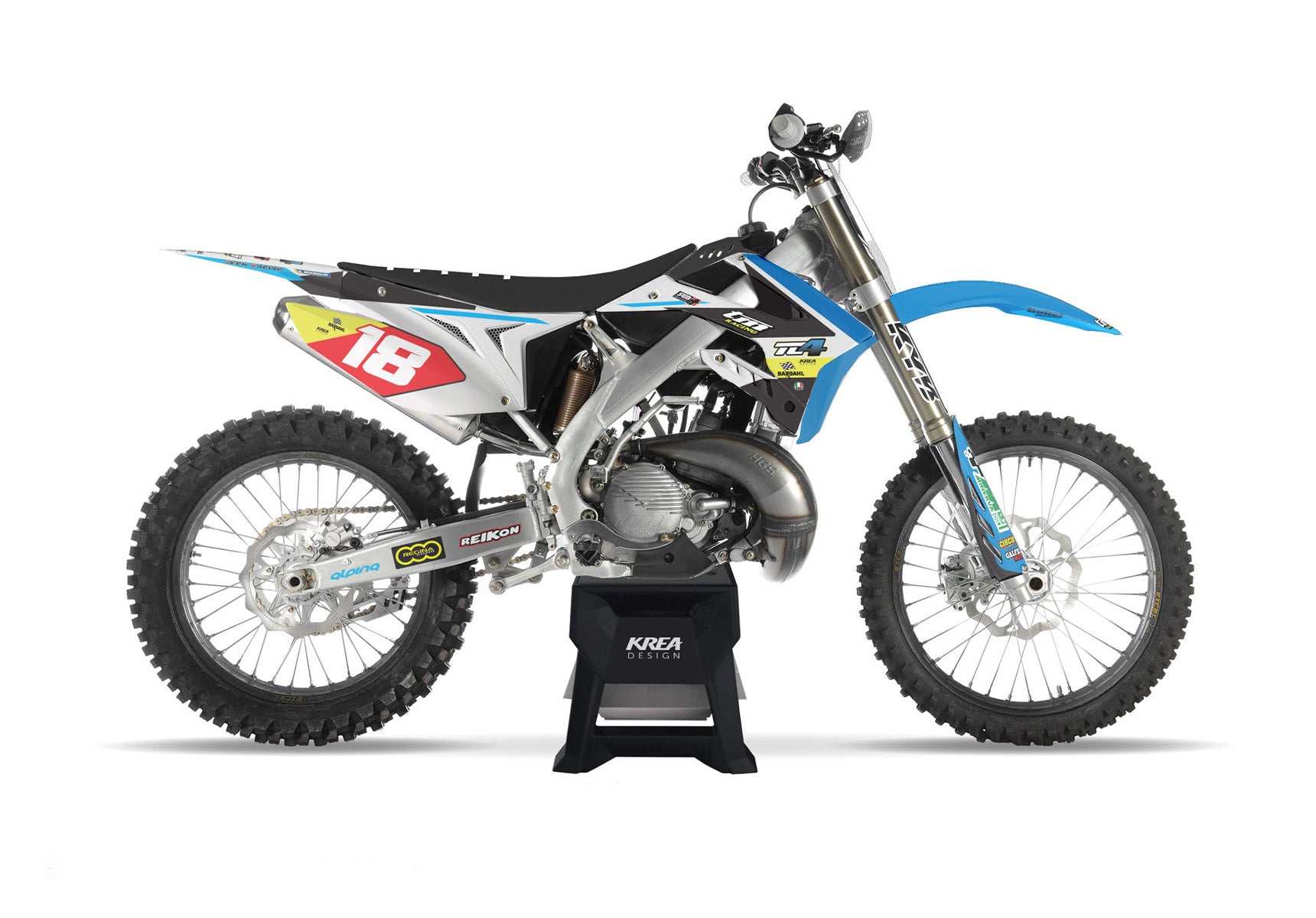 KIT DECO MOTO CROSS TM RACING TC4 REPLICA