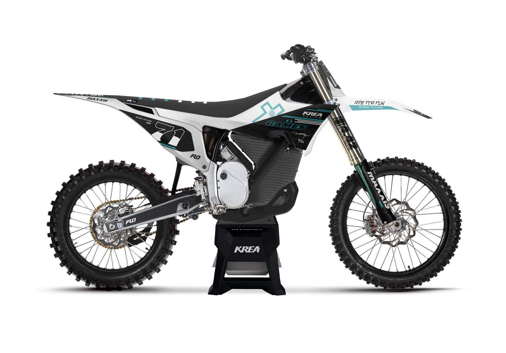 KIT DECO MOTO CROSS STARK X GAMES REPLICA