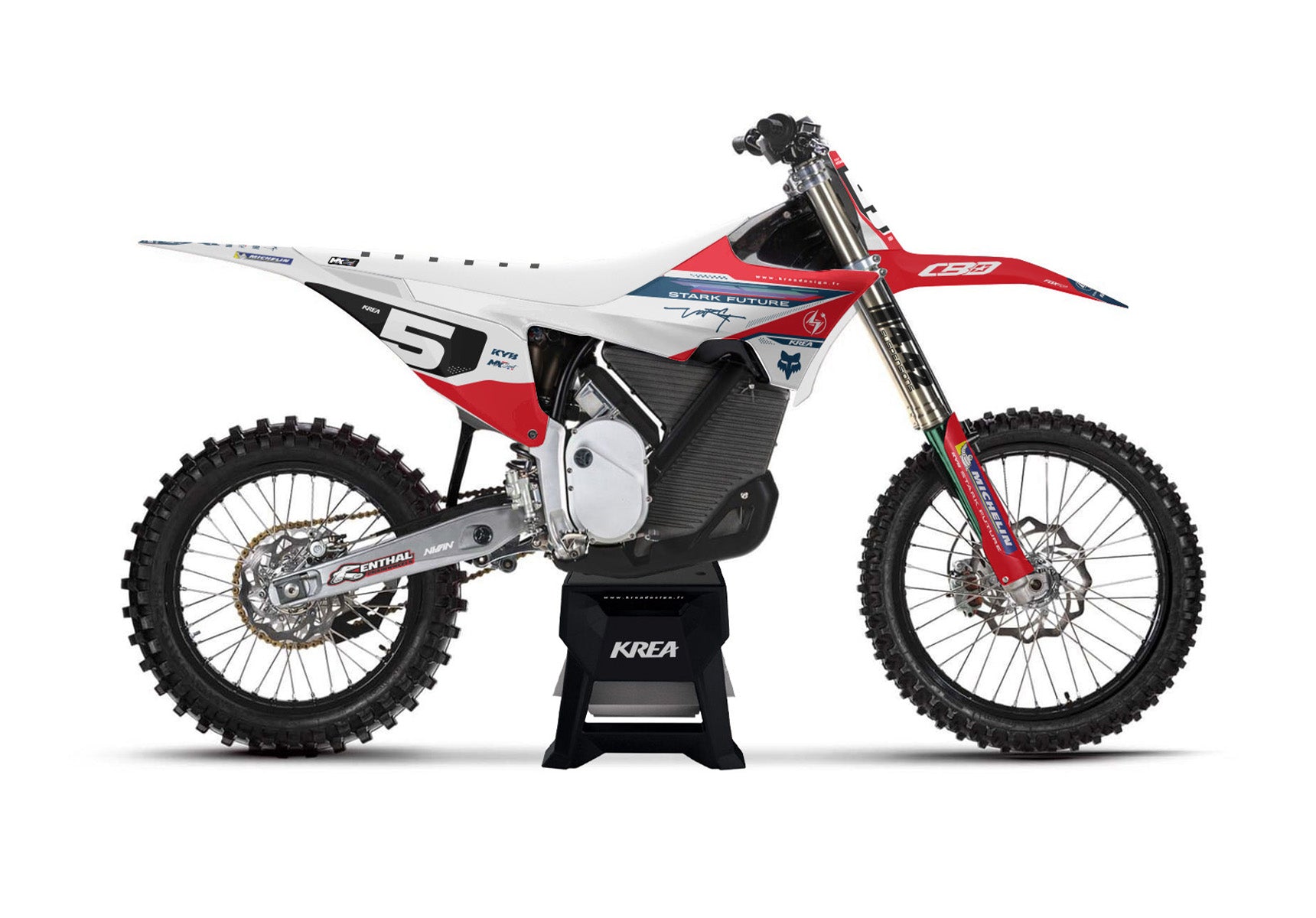 KIT DECO MOTO CROSS STARK RACE SERIE REPLICA