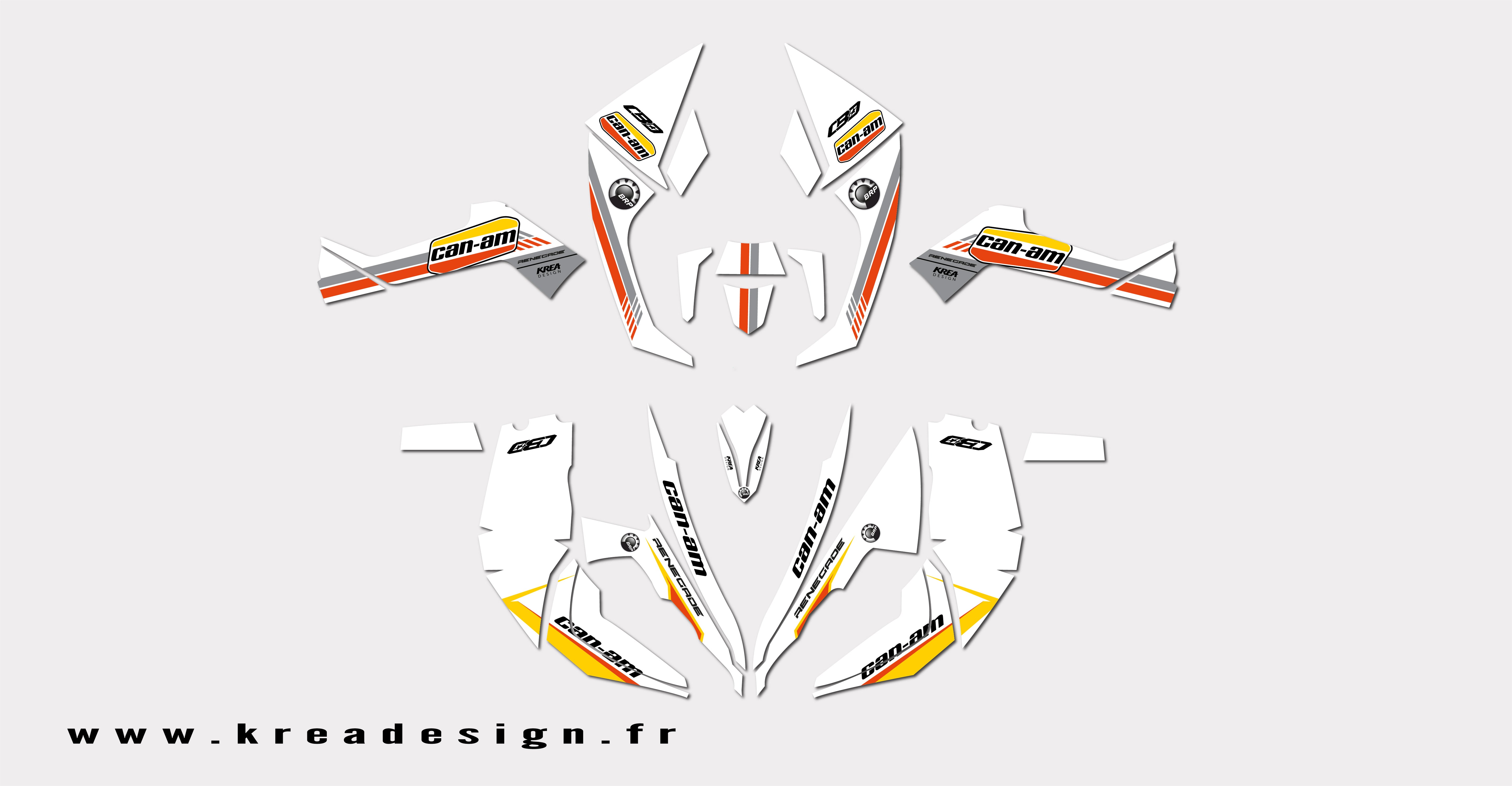 KIT DECO QUAD CAN-AM RENEGADE ORIGINAL REPLICA